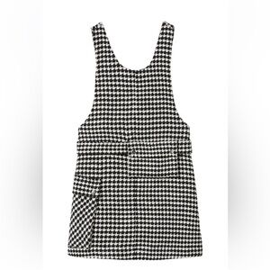 Zara Kids Black and White Patterned Dress